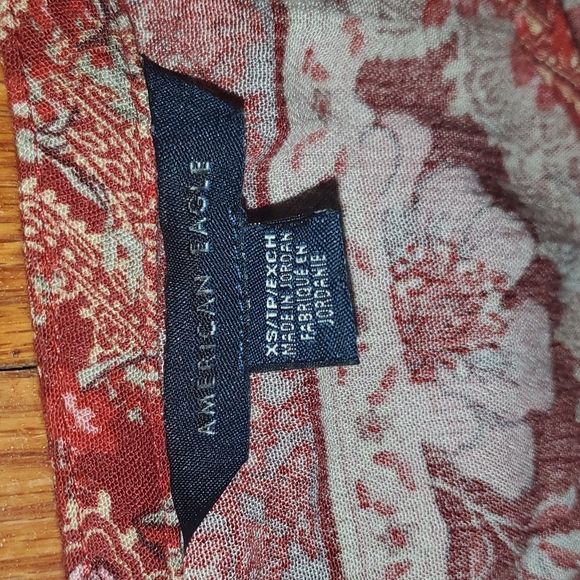 American Eagle blouse womens size xs - Picture 3 of 4
